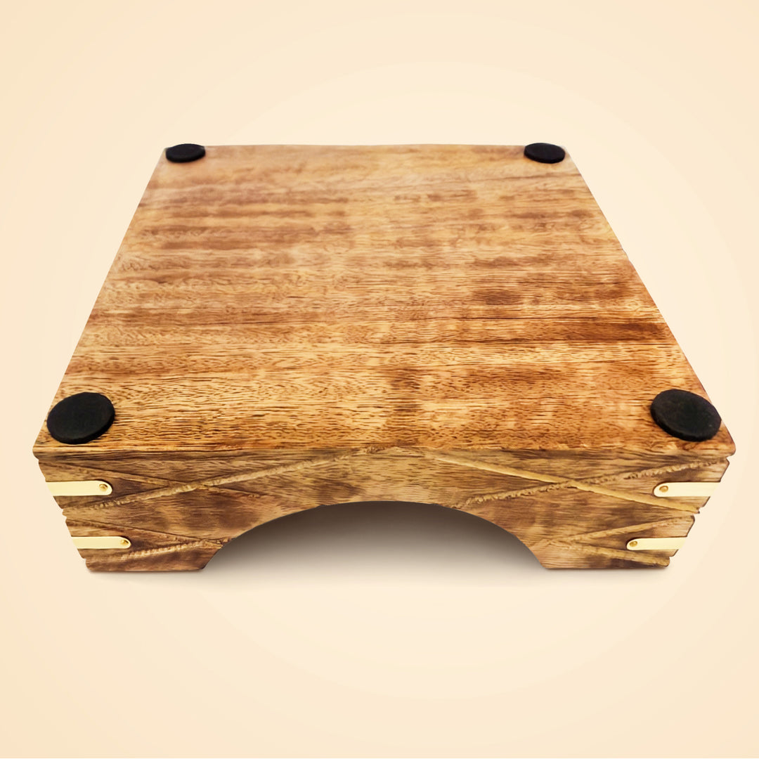 Tabletop Decorative Wood Napkin Holder for KitchenDining Table and Counter Tops Image 6