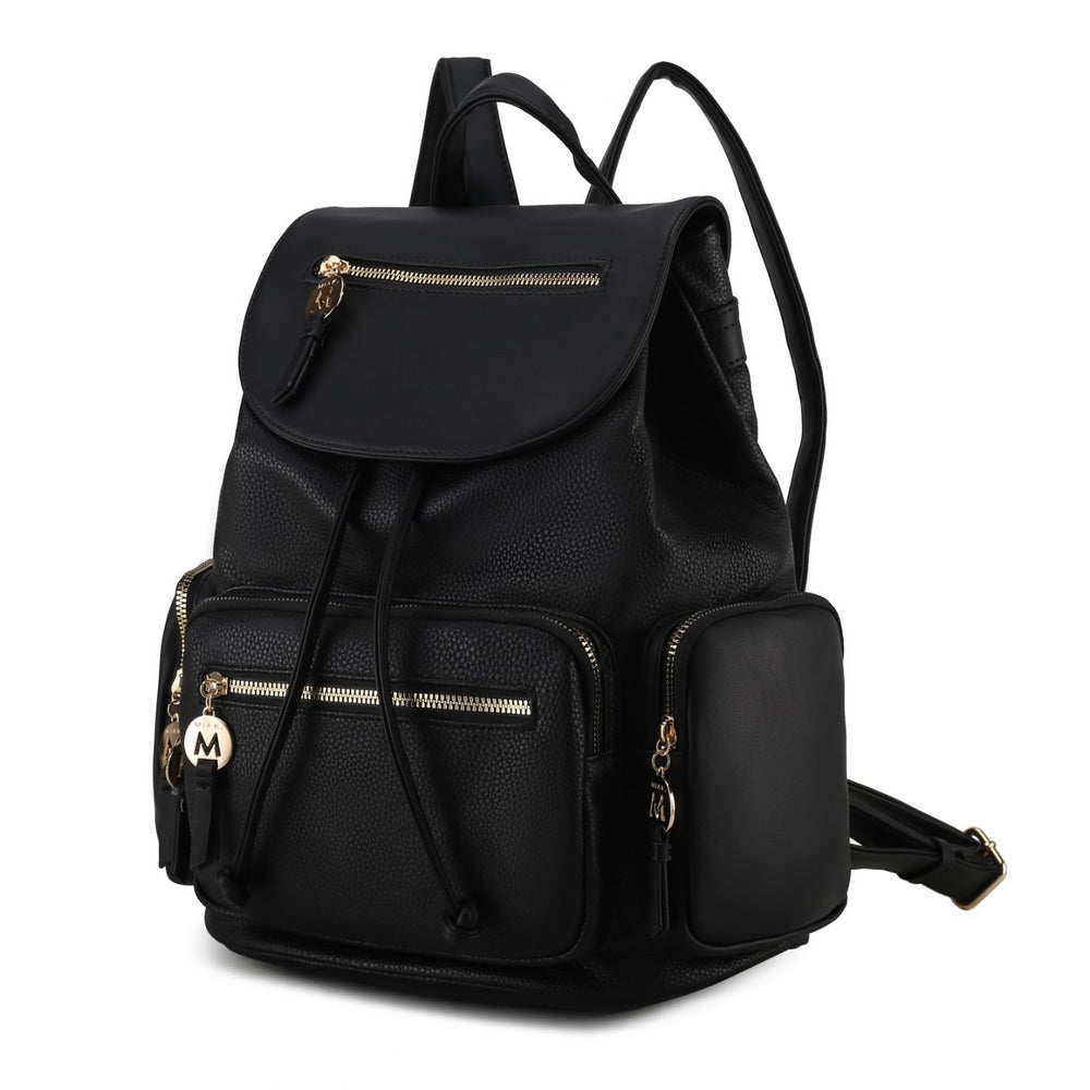Ivanna Vegan Leather Womens Oversize Backpack by Mia K Image 2
