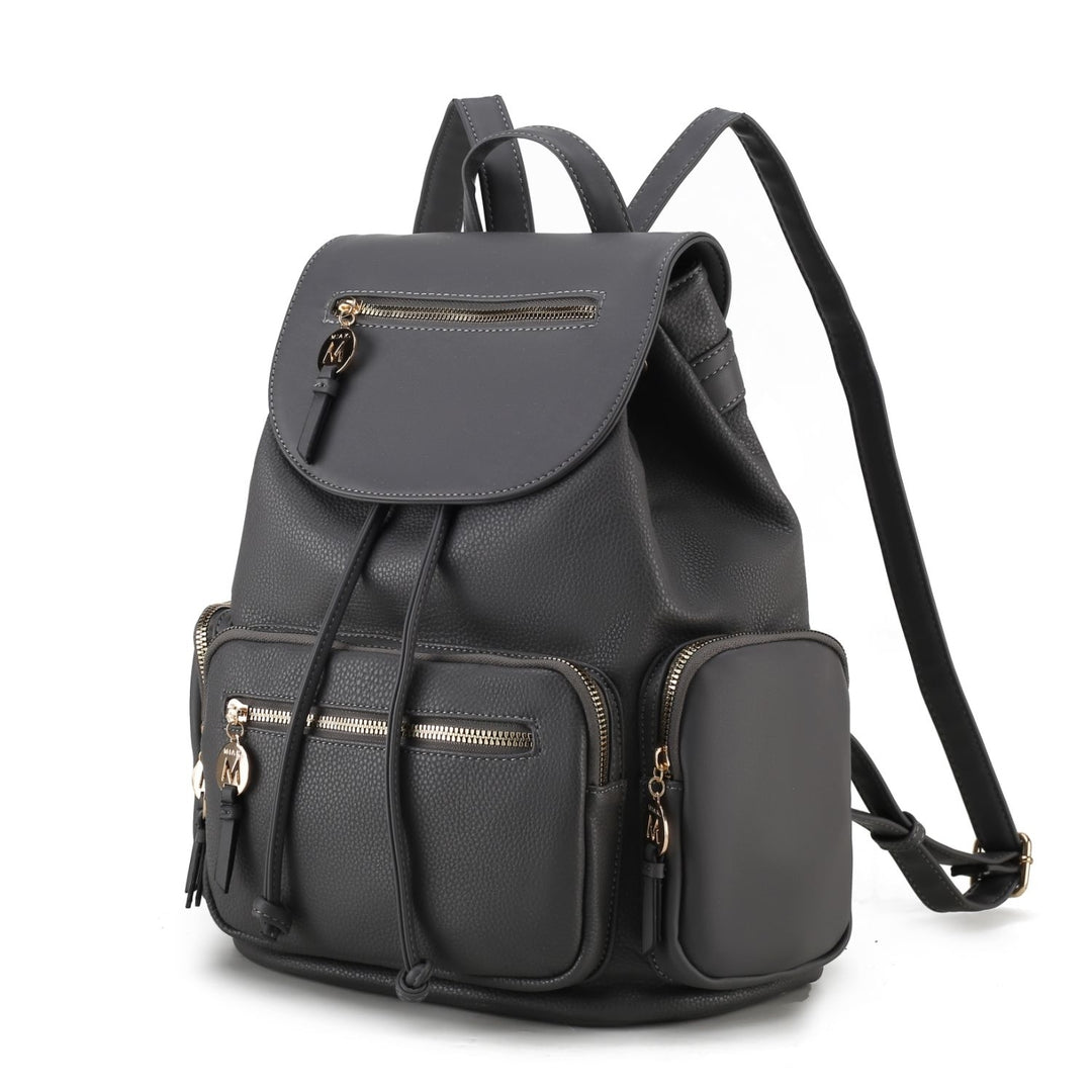Ivanna Vegan Leather Womens Oversize Backpack by Mia K Image 3