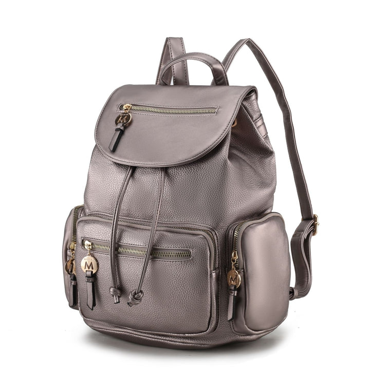 Ivanna Vegan Leather Womens Oversize Backpack by Mia K Image 8