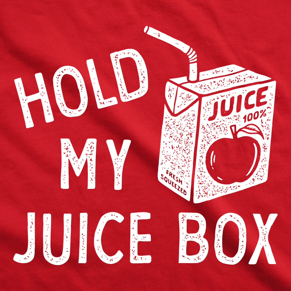 Hold My Juice Box Baby Bodysuit Funny Cute Apple Juicebox Graphic Novelty Jumper For Infants Image 2