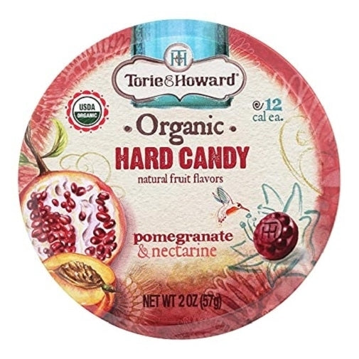 Torie and Howard Organic Hard Candy Pomegranate and Nectarine Image 1