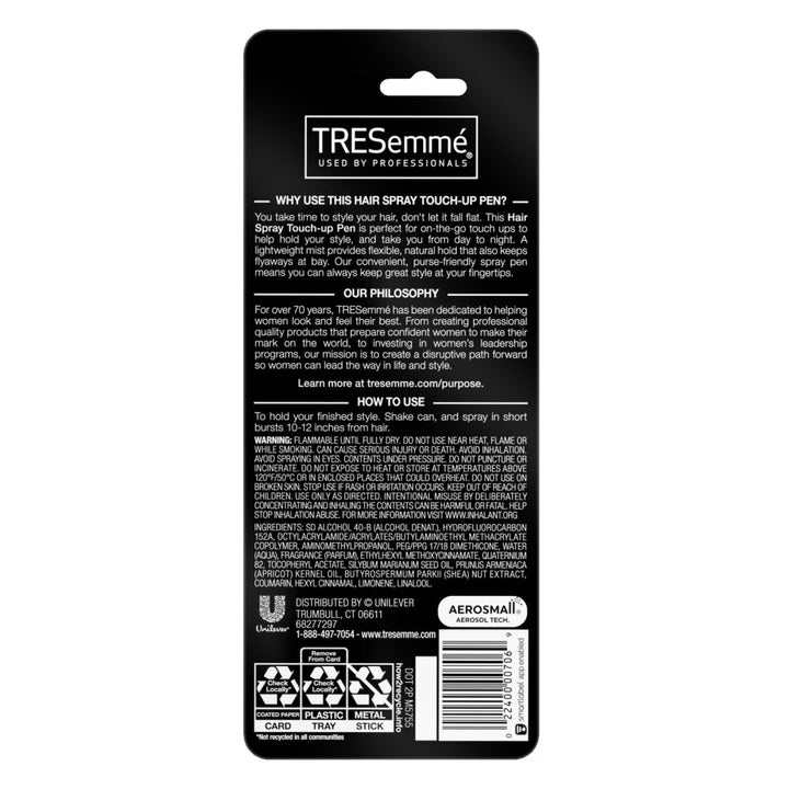 (2 Pack) TRESemme Professional Hair Spray Touch-Up Pen for Frizz Control15+ Sprays0.4 oz Image 3