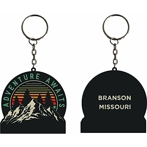 Branson Missouri Souvenir adventure awaits Metal Keychain Image 1