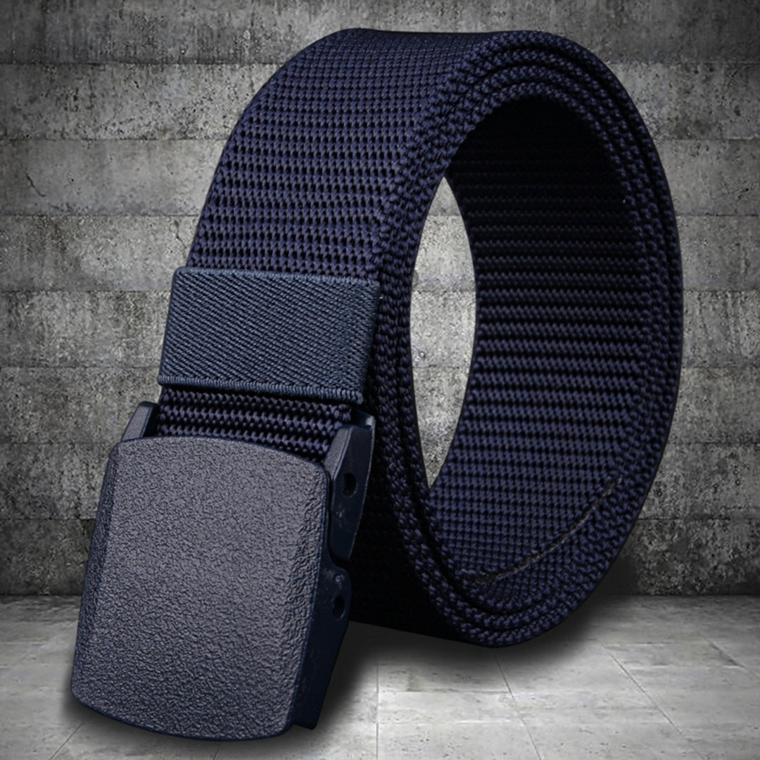 Belt Adjustable Exquisite Buckle Men Lightweight All Match Waist Belt for Daily Wear Image 11