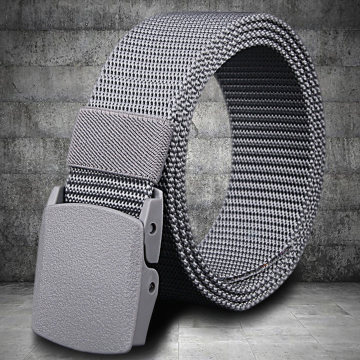 Belt Adjustable Exquisite Buckle Men Lightweight All Match Waist Belt for Daily Wear Image 12