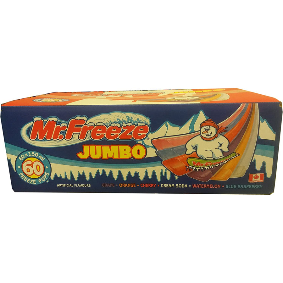 Mr. Freeze Jumbo Ice Pops150ml (5oz)60 Pack, Image 1