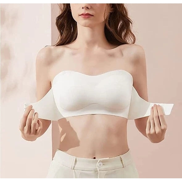 Strapless Bra Invisible Plus Size Bras for Women Image 3