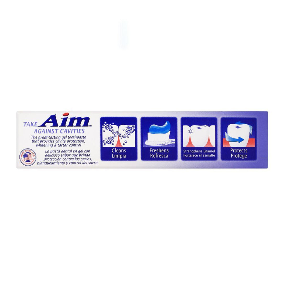 Aim Multi-Benefit Tartar Control with MouthwashandWhitening- Cool Mint Gel (170g) Image 3