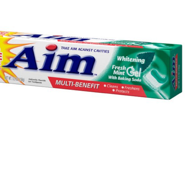Aim Multi-Benefit Whitening with Baking Soda - Fresh Mint Gel (170g) Image 2