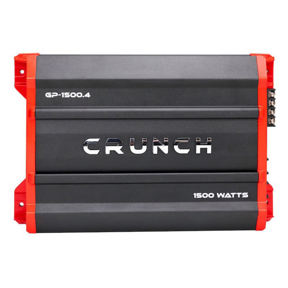 Crunch GP-1500.4 1500 Watt 4 Channel Car Audio Amplifier Stereo Amp Bridgeable Image 2