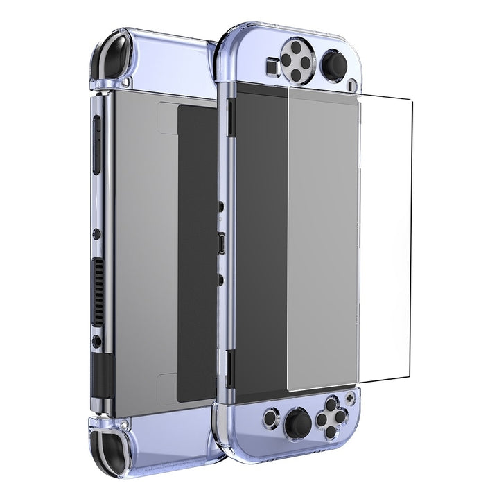 navor case for Nintendo Switch OLED 7,Switch OLED and Joycon Controller,with 1 Screen Protector and 4 Thumb Grips Image 4