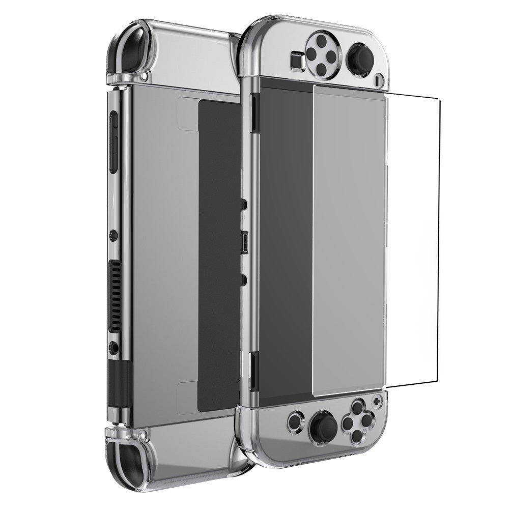 navor case for Nintendo Switch OLED 7,Switch OLED and Joycon Controller,with 1 Screen Protector and 4 Thumb Grips Image 7