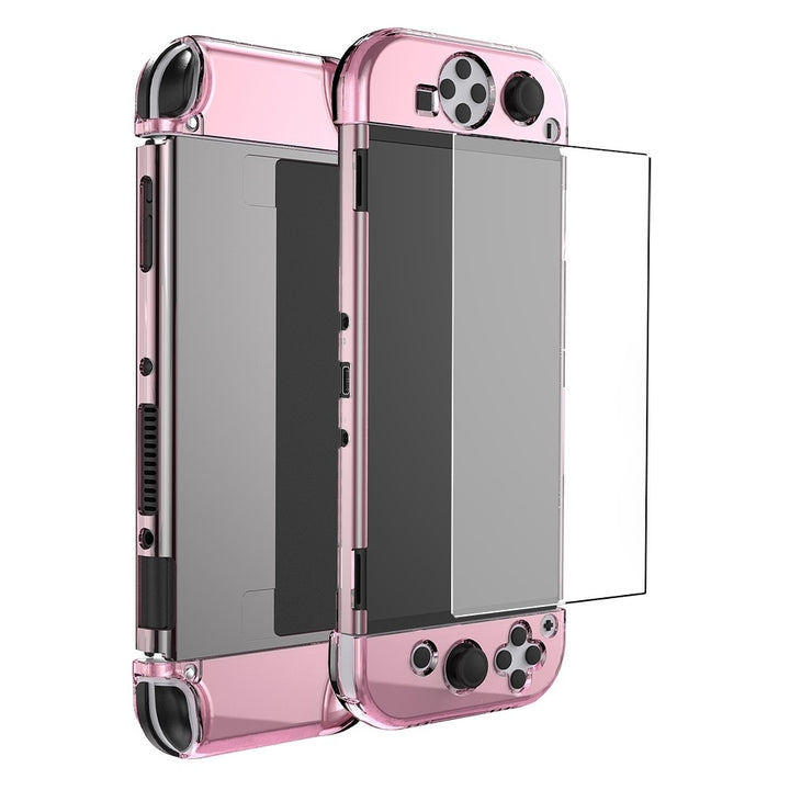 navor case for Nintendo Switch OLED 7,Switch OLED and Joycon Controller,with 1 Screen Protector and 4 Thumb Grips Image 9