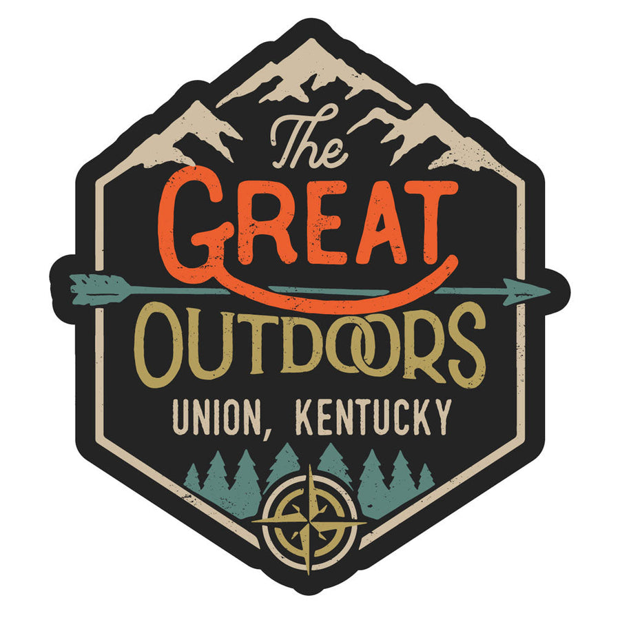 Union Kentucky Souvenir Decorative Stickers (Choose theme and size) Image 1