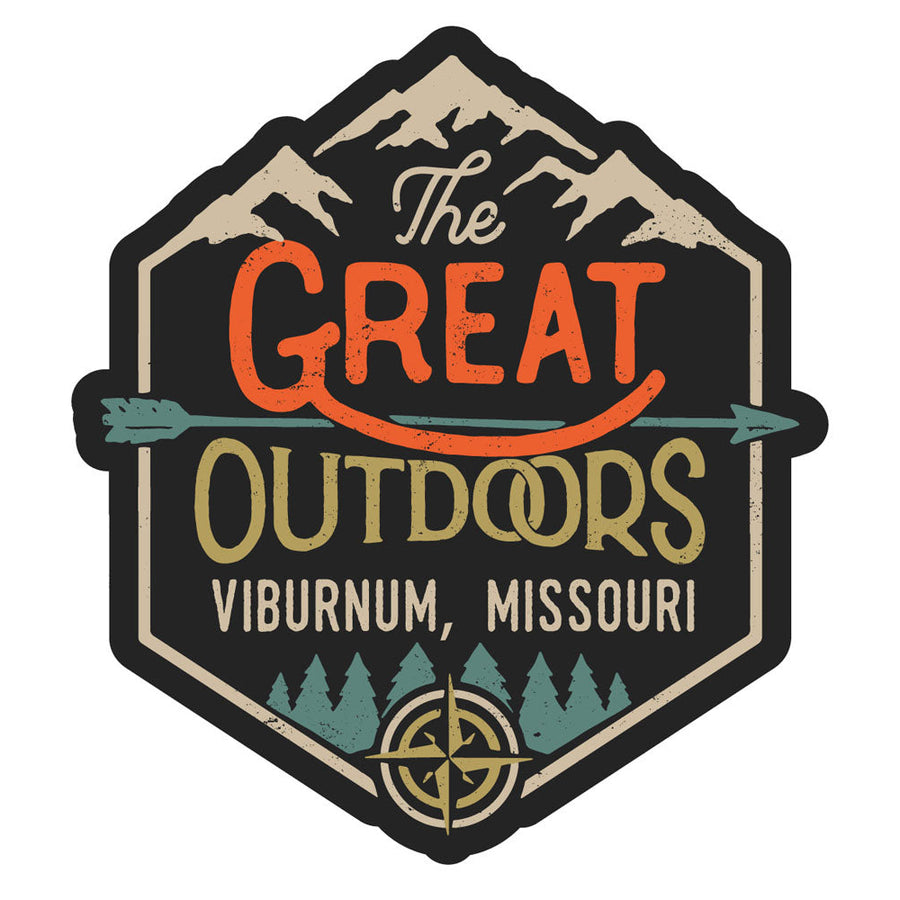 Viburnum Missouri Souvenir Decorative Stickers (Choose theme and size) Image 1