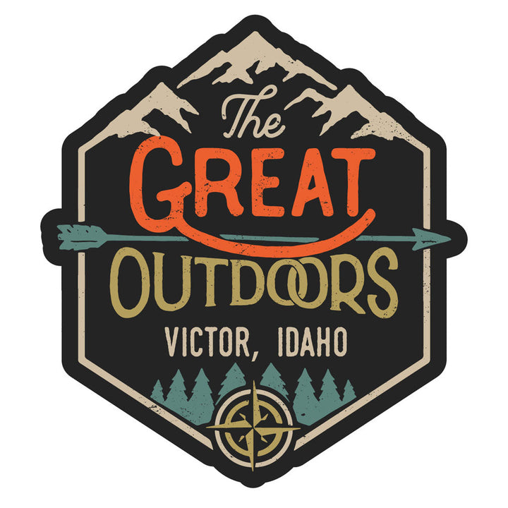 Victor Idaho Souvenir Decorative Stickers (Choose theme and size) Image 3