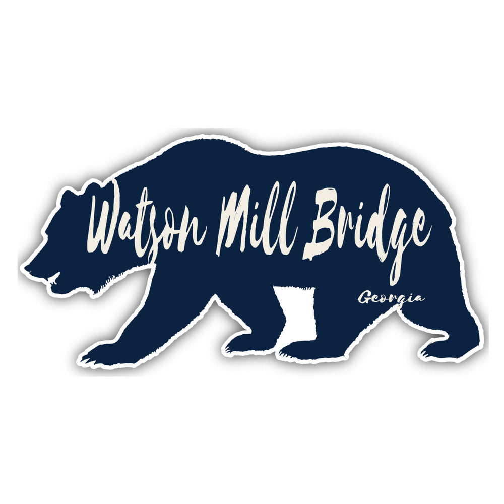 Watson Mill Bridge Georgia Souvenir Decorative Stickers (Choose theme and size) Image 2