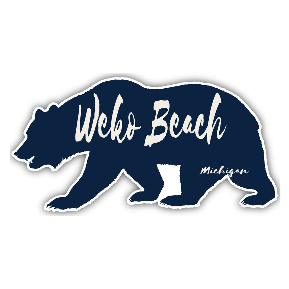 Weko Beach Michigan Souvenir Decorative Stickers (Choose theme and size) Image 2