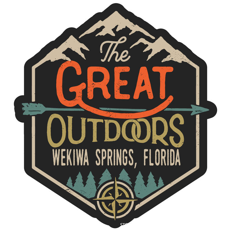 Wekiwa Springs Florida Souvenir Decorative Stickers (Choose theme and size) Image 1