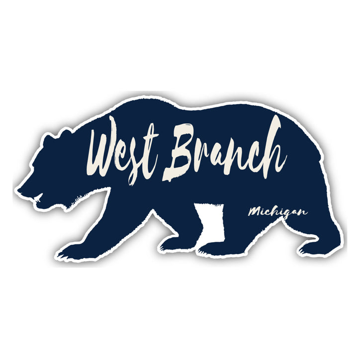 West Branch Michigan Souvenir Decorative Stickers (Choose theme and size) Image 1