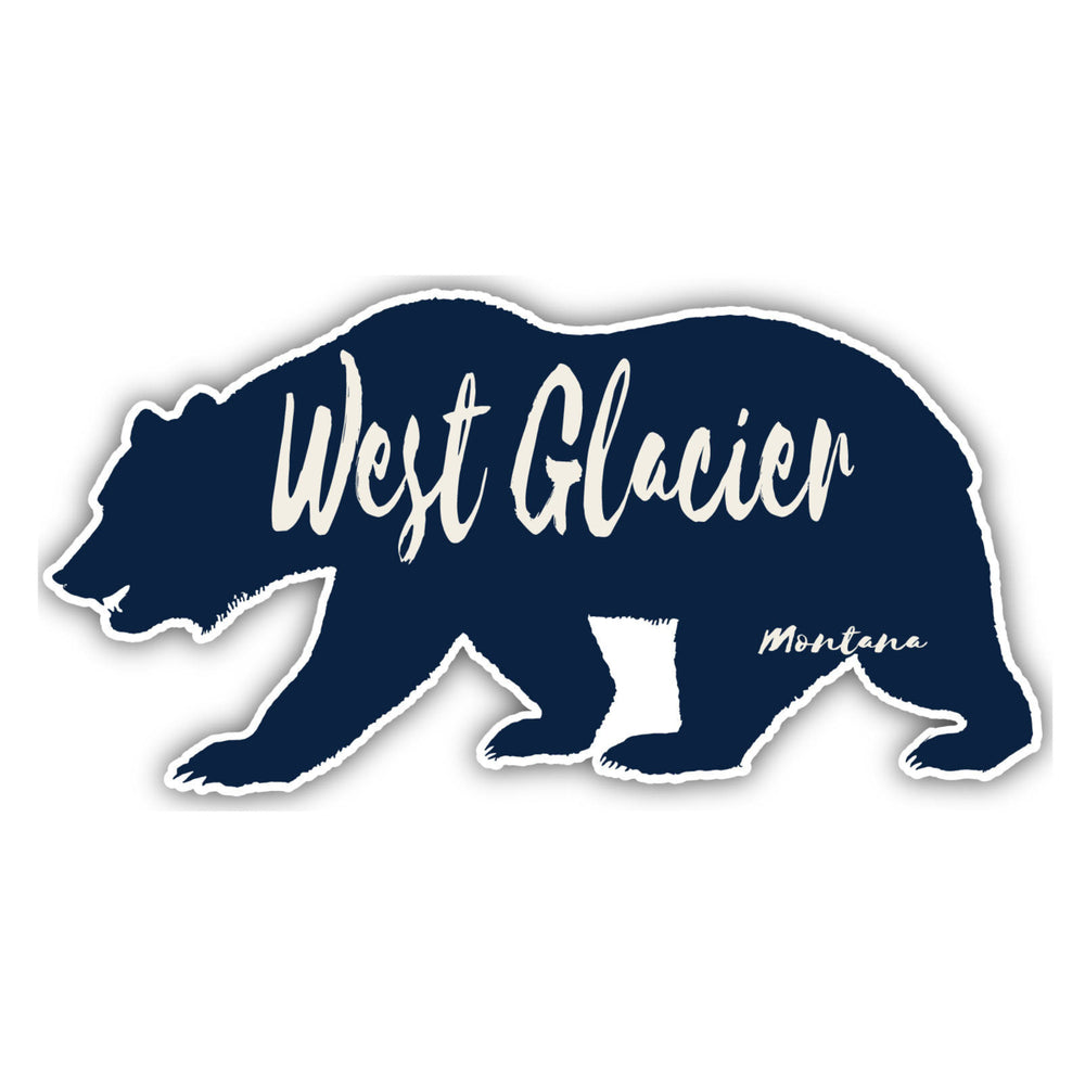 West Glacier Montana Souvenir Decorative Stickers (Choose theme and size) Image 2