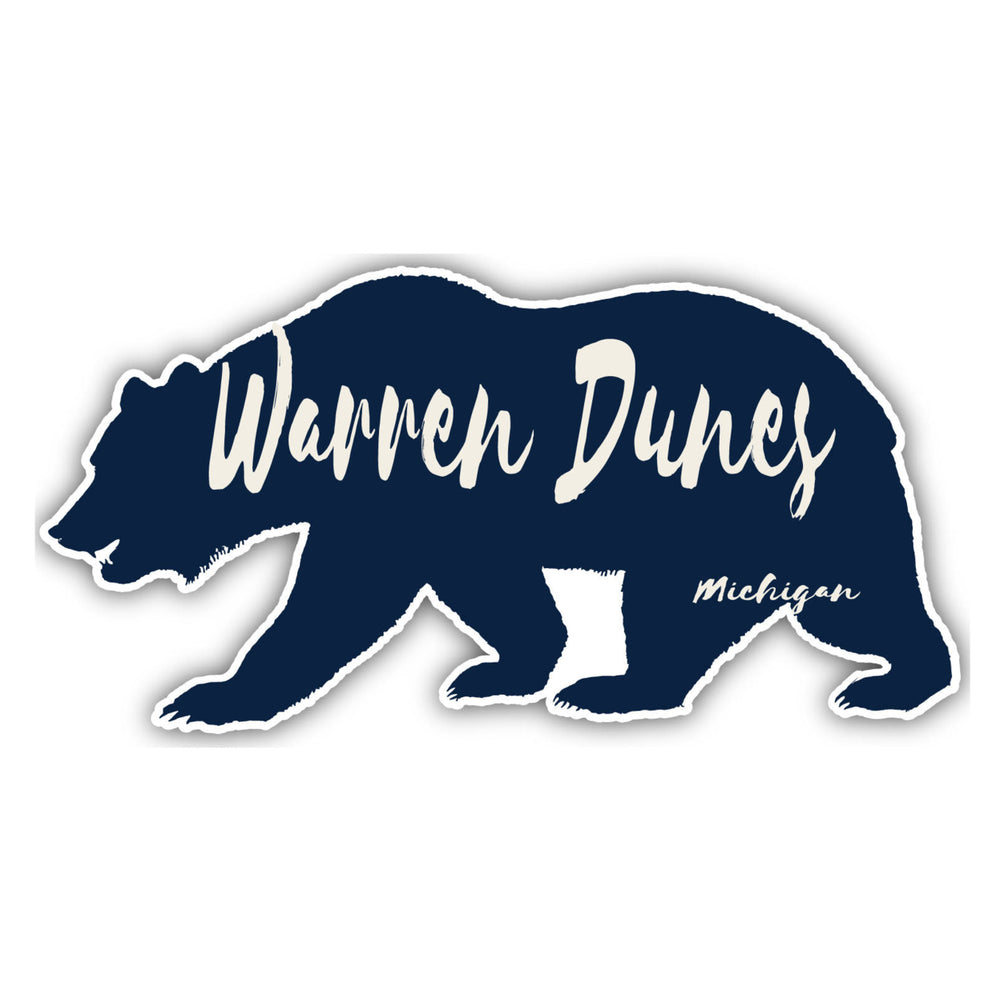 Warren Dunes Michigan Souvenir Decorative Stickers (Choose theme and size) Image 2