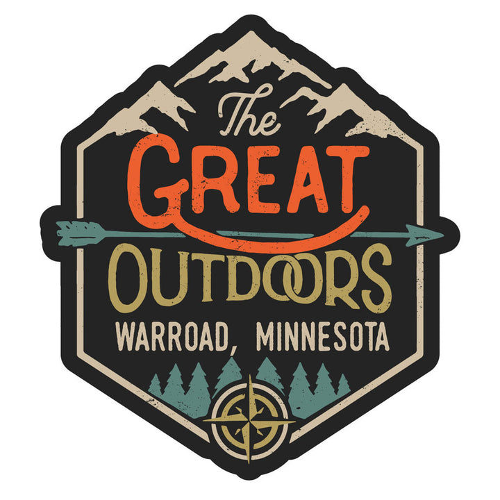 Warroad Minnesota Souvenir Decorative Stickers (Choose theme and size) Image 3
