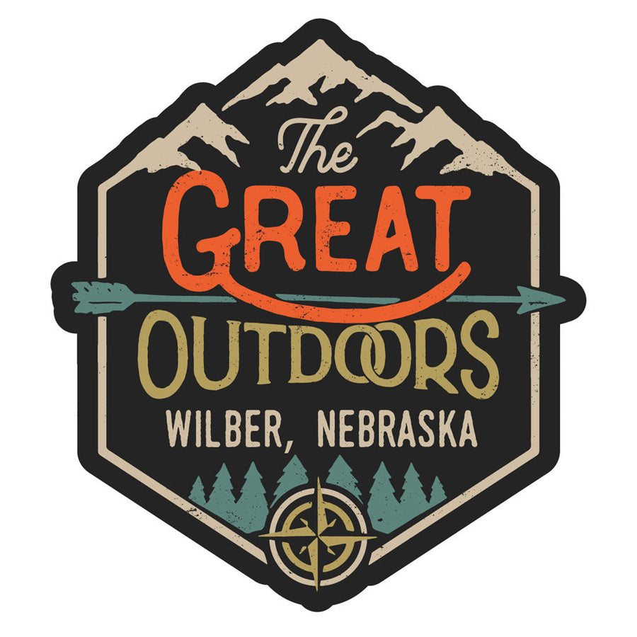 Wilber Nebraska Souvenir Decorative Stickers (Choose theme and size) Image 1