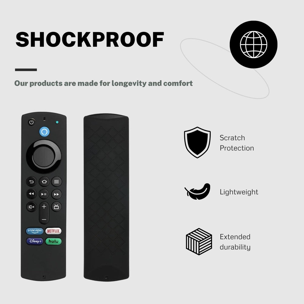 Shockproof Protective Silicone Case Compatible with  Alexa Voice Remote for Fir TV Stick 3rd Gen (2021)Fir TV Stick 4K Image 2
