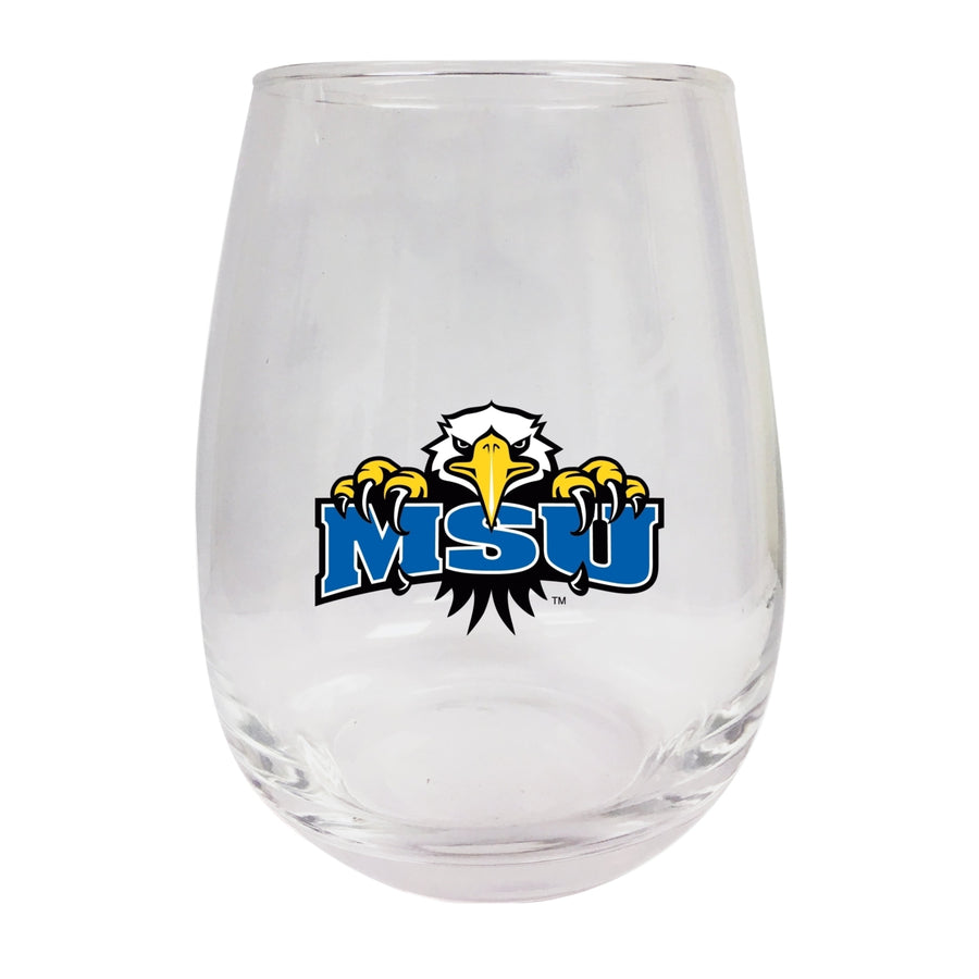 Morehead State University Stemless Wine Glass - 9 oz.  Officially Licensed NCAA Merchandise Image 1