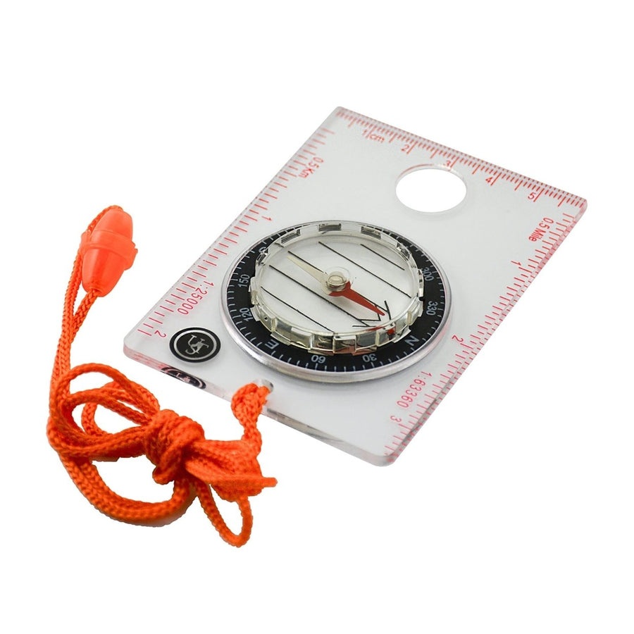 (2 Pack) UST Transparent Waypoint Compass with Magnifying Glass and Scales Image 1