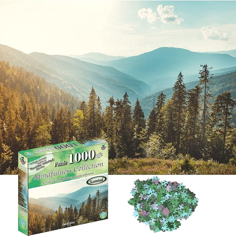 Eucalyptus Scented Mindfulness Collection 1000pcs Jigsaw Puzzle 20x27" YWOW Image 1