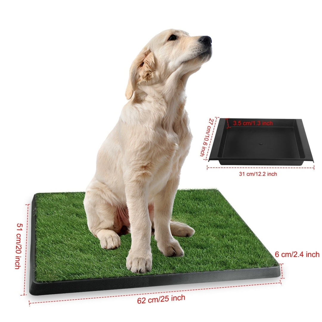 Dog Potty Training Artificial Grass Pad Pet Cat Toilet Trainer Mat Puppy Loo Tray Turf Image 7