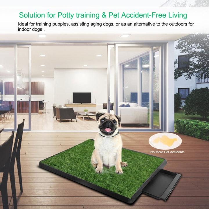 Dog Potty Training Artificial Grass Pad Pet Cat Toilet Trainer Mat Puppy Loo Tray Turf Image 11