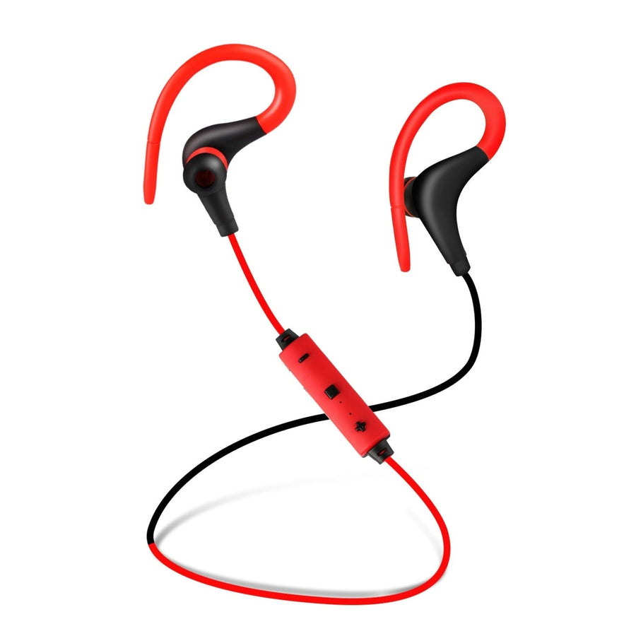 Wireless Headsets V4.1 Sport In-Ear Stereo Headphones Sweat-proof Noise Canceling Earphones Back-Headphone Image 1