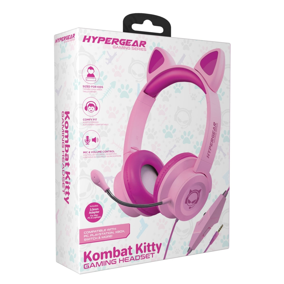 HyperGear Kombat Kitty Gaming Headset with Detachable Mic Image 3