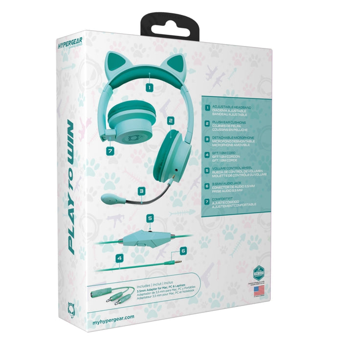 HyperGear Kombat Kitty Gaming Headset with Detachable Mic Image 10