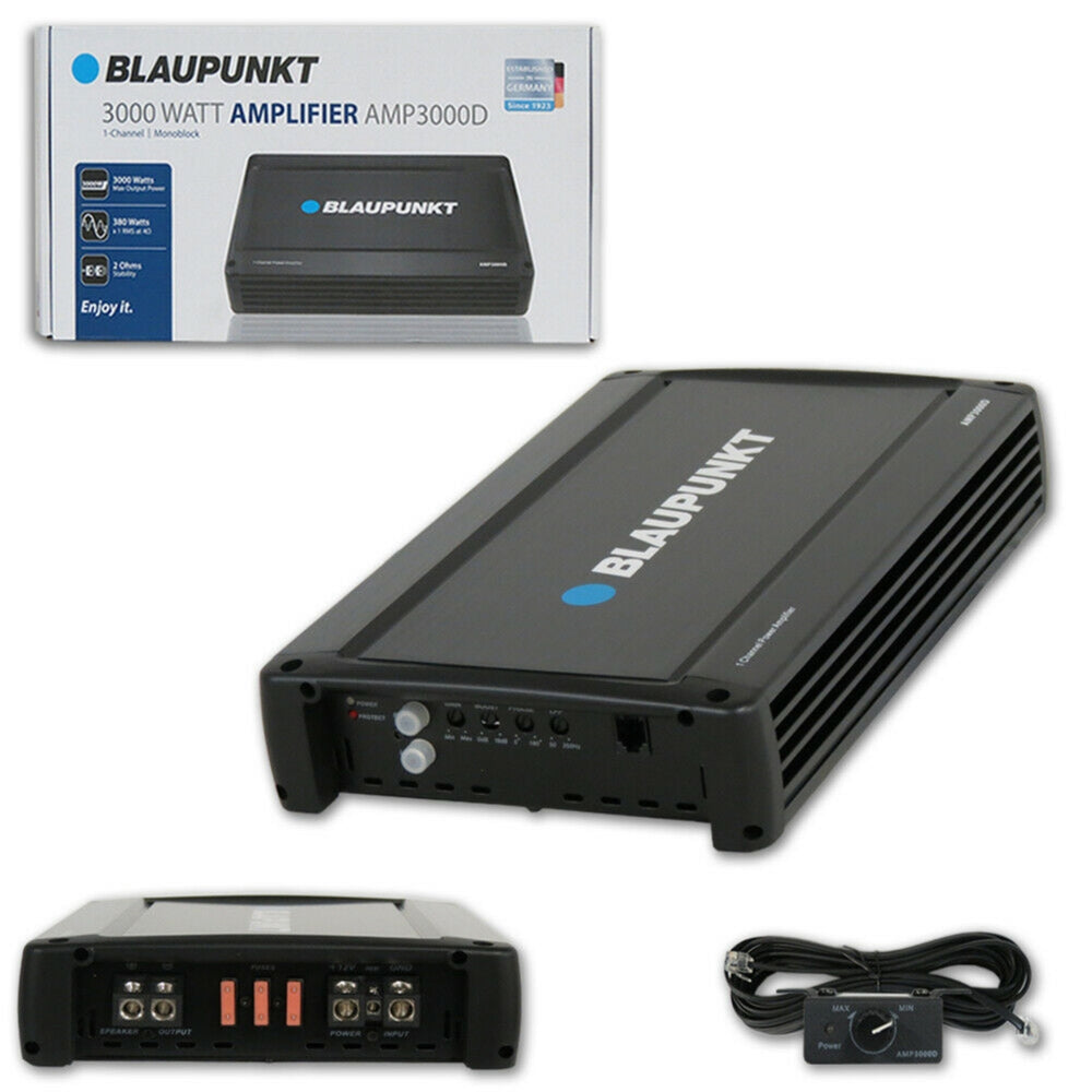BLAUPUNKT AMP3000D 3000W 1-Channel Monoblock Amplifier Image 2