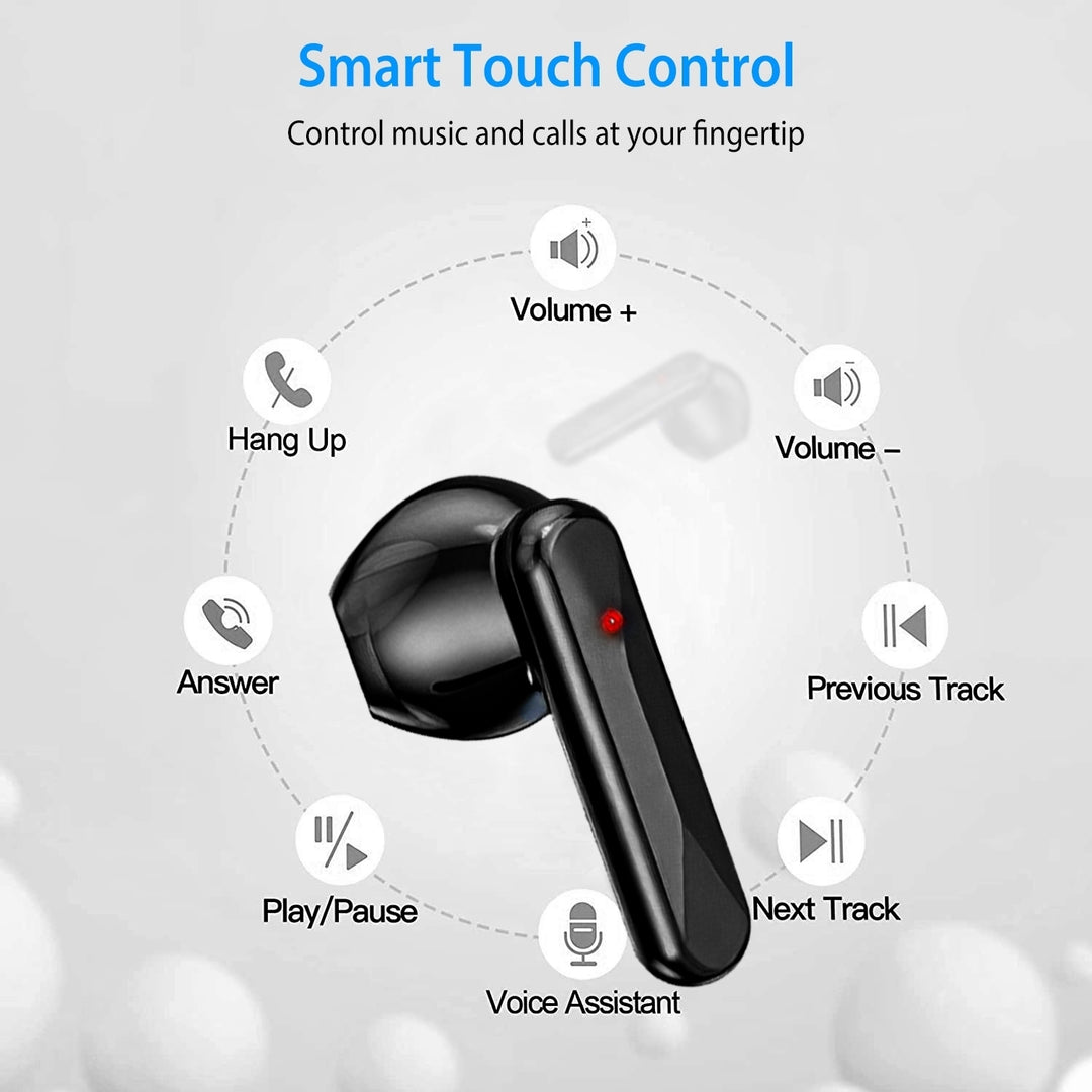 5.3 TWS Wireless Earbuds Touch Control Headphone with Charging Case Image 7