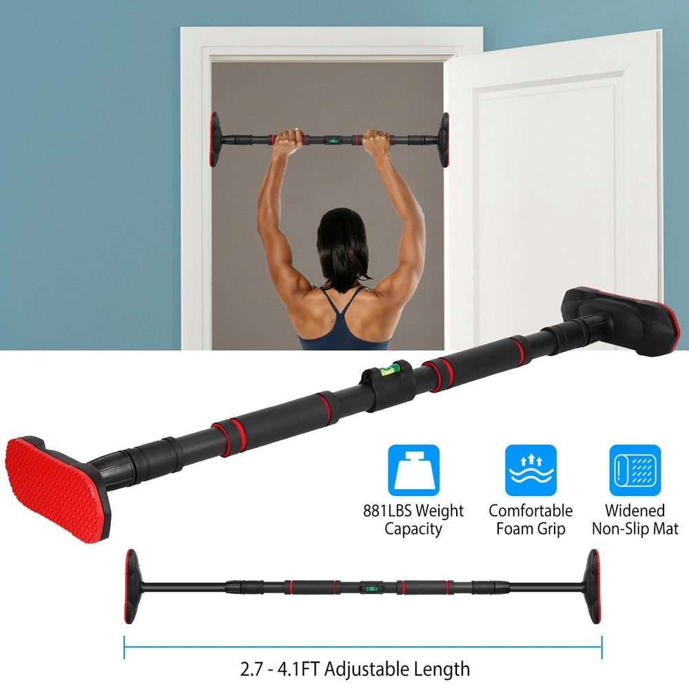 Doorway Pull Up Bar Heavy Duty Body Workout Strength Training Chin Up Bar with Foam Grips 881LBS Capacity Image 2