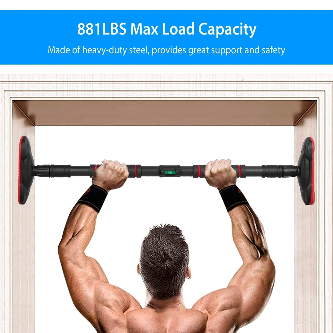 Doorway Pull Up Bar Heavy Duty Body Workout Strength Training Chin Up Bar with Foam Grips 881LBS Capacity Image 4