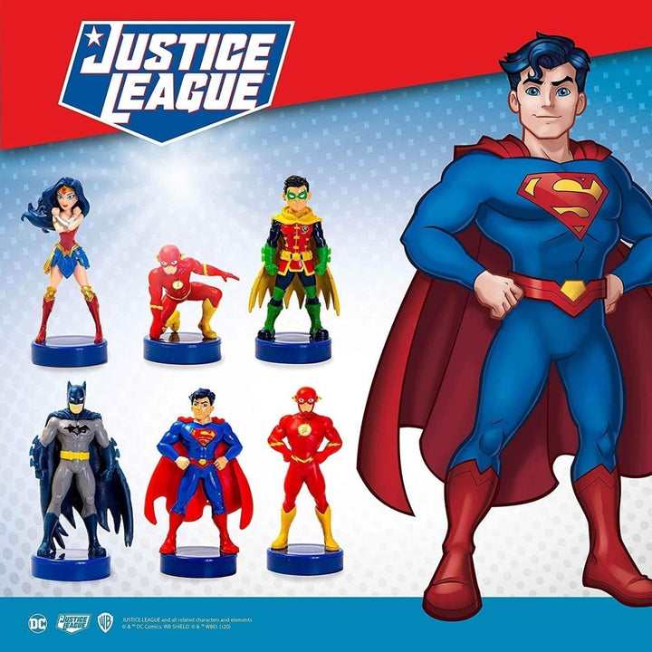 Justice League Pencil Toppers 12pk Superman Batman Wonder Woman Flash DC PMI International Image 3