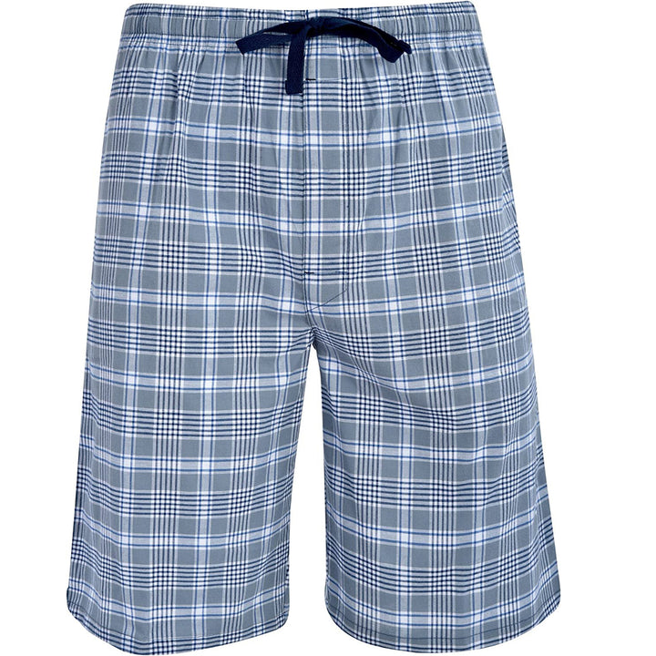 3-Pack: Mens Soft Plaid Flannel Sleep Lounge Pajama Shorts Image 4