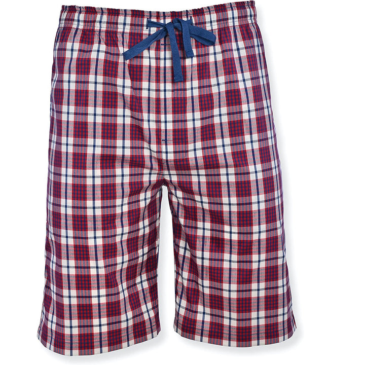 3-Pack: Mens Soft Plaid Flannel Sleep Lounge Pajama Shorts Image 4