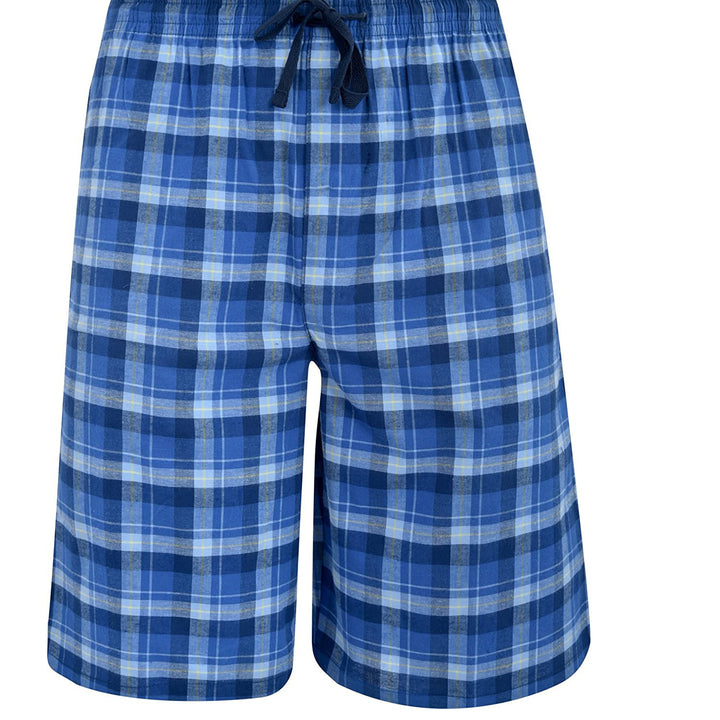 3-Pack: Mens Soft Plaid Flannel Sleep Lounge Pajama Shorts Image 9