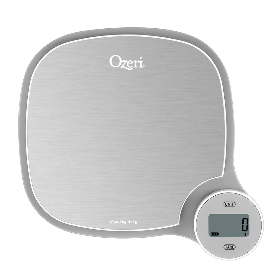 Ozeri ZK27 Kitchen Scale in Stainless Steelwith Battery-Free Kinetic Charging Technology Image 1