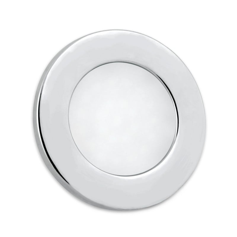 12V LED Recessed Ceiling Light For Rv Cabinet Chrome Shell Warm White X6 Image 2