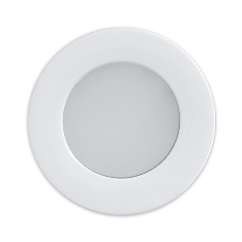 12V LED Recessed Ceiling Light For Rv Cabinet White Shell Warm White X6 Image 2