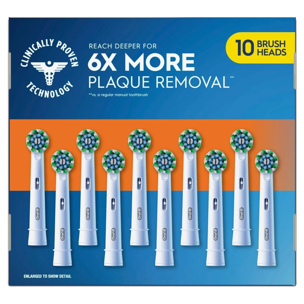 Oral-B CrossAction X Replacement Brush Heads (10 Count) Image 2